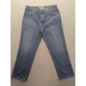 Vintage Tommy Hilfiger Jeans Womens 14 Blue Denim Boyfriend Relaxed Fit 00s